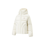 Li Ning &uuml;hev&auml;rviline vabaaja lukuga kapuutsiga l&uuml;hike pusa jakk unisex jakid helekollane AYMT419-3 M white