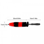 Autorattahari pehmete harjastega rehvi terasr&otilde;nga detailide puhastushari rehvisulamist pehmete harjaste puhastaja autopesutarvikute t&ouml;&ouml;riist