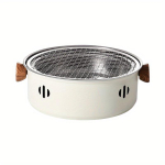 Suitsuta s&ouml;egrill - Kaasaskantav v&auml;li-BBQ ahi telkimiseks ja piknikuks, mitteelektriline grillimiseks ja toiduvalmistamiseks, ideaalne koju, kontorisse, restorani gray