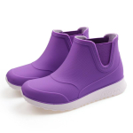 Veejalan&otilde;ud Naiste Jalan&otilde;ud Pahkluuni Kummist PVC Vihmasaapad Veekindlad Naiste Slip-on Moodsad Kalastussaapad Madalad Jalan&otilde;ud 40 blue