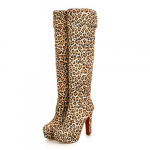 Moodsad naiste kingad, talvesaapad, &uuml;le p&otilde;lve saapad, &uuml;mara ninaga, k&otilde;rge kontsaga naiste jalatsid, s&uuml;giskingad, platvormkingad, &otilde;hukesed saapad, uued fgb789 9 leopardimustriline v&auml;rv