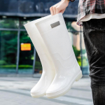 Mood Uued Meeste Vihmasaapad K&otilde;rged Vihmasaapad Libisemiskindlad Veekindlad Kummist Kingad Autopesu Veespordijalatsid Kalastamiseks Abikaasa T&ouml;&ouml; Kummisaapad 39 valge