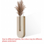 Puidust seinale riputatav vaas Kunst Puidust vaas Seinakoristus Loominguline lillepott Taimede lillede riiul Riiul Elutuba Kodu sisekujundus