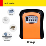 Kassisilma paroolilukukast: Karastatud plastikust v&otilde;tmekarp kodu kaunistamiseks ja turvalisuse tagamiseks Large Plastic must