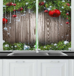 J&otilde;uluelemendid Lumememm J&otilde;ulupuu K&ouml;&ouml;k Magamistuba Elutuba Punased K&otilde;rge Varjutusega Kardinad 2 Paneeli Komplekt Akna Kardinad Tunneliga W55 X H120cm X 2&Grommet Top