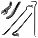 KADAX Łom Kuty Wygięty 700 mm Breszka Brecha Wyciągacz Gwoździ Budowlany Chwytak