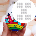 Vahtmunade meisterdamine lihav&otilde;ttep&uuml;hade jaoks Pol&uuml;st&uuml;reenist t&uuml;hjade lasteprojektid 30pcs 5.5x4cm