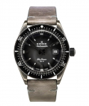 Edox Skydiver Limited Edition nahkrihm, hall numbrilauaga automaatne sukelduja 80126 3VIN GDN 300M meeste k&auml;ekell hall