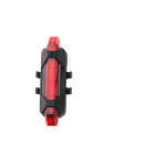 1TK Jalgratta tagatuli MTB Punane tuli Jalgratta tagatuli Jalgrattas&otilde;idu hoiatusohutuslamp USB laetav LED jalgrattatuli Jalgratta tarvikud