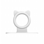 WC-istme t&otilde;stukid Multifunktsionaalsed silikoonist isekleepuvad kapi uksek&auml;epide V&auml;ltige puudutamist WC-poti kaane k&auml;epide Wc-tarvikud 1 PCS valge