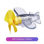 Tuule j&otilde;ul t&ouml;&ouml;tav LED-lennuki kaunistus mootorratastele, k&auml;epidemega auto tahavaatepeegel &ouml;&ouml;sel p&ouml;&ouml;rlevate LED-tuledega kaunistuseks punane