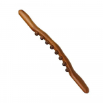 Massager kehale Naturaalsest karboniseeritud puidust kraapides Massaažipulk Selja Massager SPA teraapia t&ouml;&ouml;riistade punktravi Guasha Relax