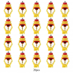 20 tk / pakk Automaatne kanas&ouml;&ouml;tja nibud Pardi linnuliha veejootur 20 mm toru jaoks