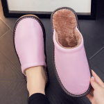 Libisemiskindlad Veekindlad Talvised Nahksussid Paaridele - Soojad Pl&uuml;&uuml;sist Sisejalatsid 26 (usually 38-39)