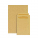 500 pochettes en papier kraft - 17,6 x 25 cm