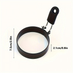 Roostevabast terasest nakkumatu omleti- ja k&uuml;psetusvorm Red Handle (57g, 7.5CM Diameter)