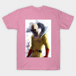 Naiste T-s&auml;rk One Punch Man Harajuku Print Kawaii T-s&auml;rk Suvine l&uuml;hikeste varrukatega naiste T-s&auml;rk Top Tee S roosa