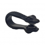 Akupressuuriklambrid migreeni leevendamiseks Serpentiini mustriga LI4 massaažiklambrid Plastikust tiigrisuu h&otilde;&otilde;rumisklambrid peavalu pingete leevendamiseks kollane