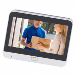Nutikas video uksekell 4,3 tolli 1080P traadita 2-suunaline sisetelefon PIR-liikumise tuvastamise funktsioon, laetav WiFi