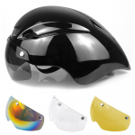 Wildside Triatloni TT Kiiver magnetprillidega - Uus v&otilde;istlusvalmis jalgrattakiiver One Size