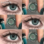 EYESHARE 1 Pair Color Contact Lenses Colored Fashion Beauty Lenses for New User Makeup Green Contact High Quality Lens