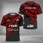 Stiilne 3D-prinditud meeste T-s&auml;rk padeli jersey hingav kiiresti kuivav tennise l&uuml;hikeste varrukatega T-s&auml;rk suur suurus spordir&otilde;ivad treeningriided 4XL