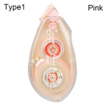 Scrapbooking Decor Dots Stick Roller Kahepoolne kleeplindi jaotur Kontoritarbed Type1 roosa