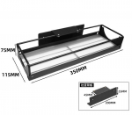 K&ouml;&ouml;gikapi hoiuriiul, seinale kinnitatav liugr&ouml;&ouml;paga sahtlit&uuml;&uuml;pi vahedega hoiuriiul, valamu all kodukorraldaja riiul