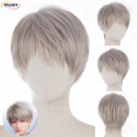 Kvaliteetne Armastus Ja S&uuml;vakosmos Rafayel Zayne Xavier Cosplay Parukas 30cm L&uuml;hike Kuumakindel S&uuml;nteetiline Juustega Anime Parukad One Size