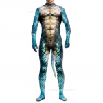 Cosplay karnevalikost&uuml;&uuml;m t&auml;iskasvanule Kehakost&uuml;&uuml;m Unisex kombinesoon seksikas sabaga Huskies looman&auml;oline tr&uuml;kitud pol&uuml;esterkost&uuml;&uuml;mid S