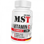 Vitamiin C, D3 ja Tsink, Vitamin C + D3 + Zinc, MST 100kaps (36288009) 100vcaps
