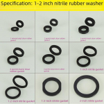 Nitriilkummist tihendusseib: 1/2/3/4/6 punkti, 1/1,2/1,5/2 tolli lamepadjakonnektor. 1/2 inch Nitrile Rubber Washer