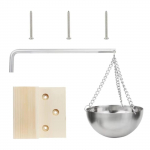 Roostevaba terasest saunavanni&otilde;li tass aroomiteraapia &otilde;lihoidja aroomikauss eeterliku &otilde;li l&otilde;hnidifuusor kauss vastupidav 12