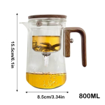 Klaasist Teekann Veekeetja Teekurn 520ML/720ML Teekann Vee eraldus Sisemine Magnet &Uuml;he kl&otilde;psuga Magnetiline Tee filtreerimise Tassikomplekt