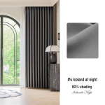 Kvaliteetne kreemikas pimendav magamistoakardin: Lihtne, Luksuslik Valgust blokeeriv kangas Whole Roll Fabric Per Meter (65+ meters)