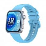 Silikoonist rihm Huawei Watch Fit 4 4 Pro jaoks, v&auml;rviline pandlaga k&auml;ev&otilde;ru, k&auml;epael, Huawei Watch Fit 3 rihm, tarvikud Huawei Watch Fit 3 taevasinine v&auml;rv