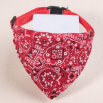 Reguleeritav lemmiklooma kutsika kassi sall Bandana kaelarihm kaelasall v&auml;ikestele koertele kassipoja s&uuml;ljer&auml;tik PU kaelarihm kolmnurkse sidemega 8.6-17.3inch