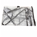 Kahekordse vankri vihmakate Universaalne vihmakate k&otilde;rvuti asetsevale beebivankrile Vankri vihmamantel Kaksikute vankri kate UUS puhas