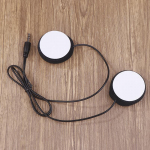 Cardo Freecom/Spirit mootorrattakiivri Bluetooth-intercomi jaoks pehme juhtmega mikrofon, juhtmega mikrofon ja 3,5 mm k&otilde;lar must