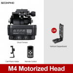 Soonpho M4 M6 Motoriseeritud Statiivi Pea Traadita Kaugjuhtimispult AI N&auml;otuvastus J&auml;lgimine Panoraamkaamera Telefonihoidik Video Filmimiseks m4