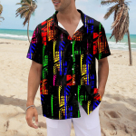 S&auml;rk Meestele, Meeste Vintage Button Down Bowlingus&auml;rgid L&uuml;hikeste varrukatega suvine rannas&auml;rk L