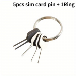 5 tk/komplekt SIM-kaardi v&auml;ljutusn&otilde;ela v&otilde;tmet&ouml;&ouml;riista n&otilde;el SIM-kaardi salve hoidiku v&auml;ljutusn&otilde;el mobiiltelefoni v&otilde;tme t&ouml;&ouml;riista kaardi tihvti jaoks 5pcs h&otilde;be