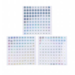 Veekindel number 1-300 Lasersildid Kleebised K&uuml;&uuml;nelaki huulepulga numbrisildid