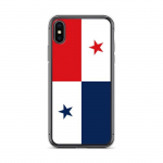 Coque &ndash; PIXELFORMA &ndash; iPhone XS &ndash; Drapeau du Panama &ndash; Kaitsekomplekt &ndash; Silikoonist supp