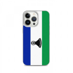 Coque iPhone &ndash; Lesotho &ndash; Drapeau &ndash; Souple &ndash; Mitmev&auml;rviline &ndash; &Uuml;hilduv iPhone 13 Pro