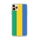 Coque iPhone &ndash; Drapeau Gabon &ndash; iPhone 11 Pro Max &ndash; Supp &ndash; Mitmev&auml;rviline &ndash; Vertikaalne