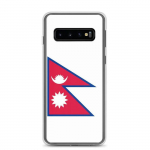 Coque T&eacute;l&eacute;phone &ndash; Samsung &ndash; Galaxy S21 &ndash; Drapeau du N&eacute;pal &ndash; Supp &ndash; Mitmev&auml;rviline