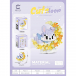 Mini Koer Kass panda pesukaru Armas Lemmikloom V&auml;ike Ehitusklotside Mudeli Seeria Kaunistused Lastem&auml;nguasi J&otilde;ulu S&uuml;nnip&auml;evakingitused Lastele original box