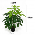 Kunstlik Palmilehe Taim Roheline Dekoratsioon Simuleeritud Bonsai Potitaim Kaunistus P&otilde;rand Kodu Aed Kontor Patry Dekoratsioon Ornament (C 80cm(Ei mingit vaasi))