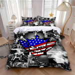 Uus Cody Rhodes American Nightmare Voodipesu Komplekt &Uuml;he Inimese Twin T&auml;is Suuruses Queen King Suuruses Voodipesu Komplekt T&auml;iskasvanu Laste Magamistoa Tekikoti Komplektid Anime 70x133cm 2pcs